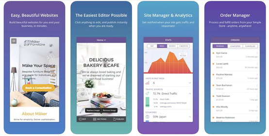 圖片取自Strikingly產品 圖片取自Strikingly產品